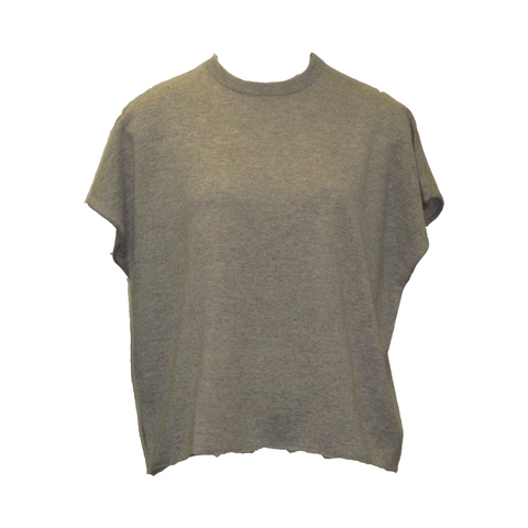 ALMA TOP, MOSS - EXTREME CASHMERE