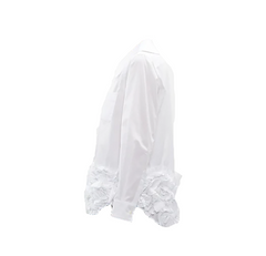 OVERSIZED COLLAR BLOUSE, WHITE - COMME des GARCONS