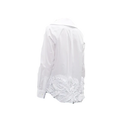 OVERSIZED COLLAR BLOUSE, WHITE - COMME des GARCONS