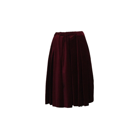 SKIRT, BURGUNDY - COMME des GARCONS