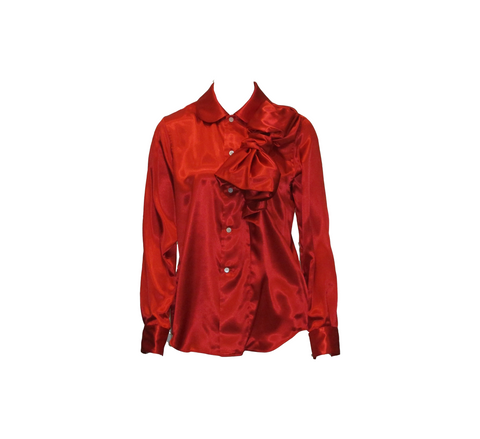 BLOUSE, RED - COMME des GARCONS