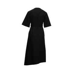 DAEVA V-NECK DRESS, BLACK - CHRISTIAN WIJNANTS