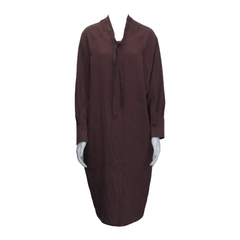 DARIS SILK DRESS, WINE - CHRISTIAN WIJNANTS