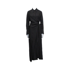DAYA SHIRT DRESS, BLACK - CHRISTIAN WIJNANTS