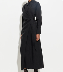 DAYA SHIRT DRESS, BLACK - CHRISTIAN WIJNANTS