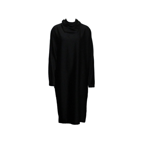 DEIRA SILK DRESS, BLACK - CHRISTIAN WIJNANTS