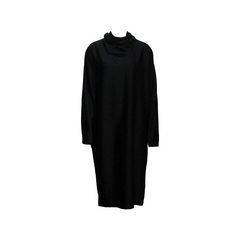 DEIRA SILK DRESS, BLACK - CHRISTIAN WIJNANTS