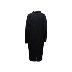 DEIRA SILK DRESS, BLACK - CHRISTIAN WIJNANTS