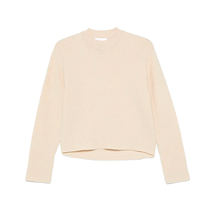 KARA LONG SLEEVES KNIT, BEIGE MELANGE - CHRISTIAN WIJNANTS