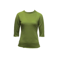 KAYE SHORT SLEEVES KNIT, PALE KHAKI - CHRISTIAN WIJNANTS