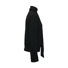 KEIKO SCARF COLLAR SWEATER, CHARCOAL - CHRISTIAN WIJNANTS