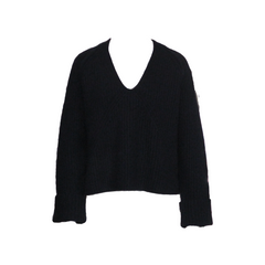 KEOLANA V-NECK SWEATER, DARK MARINE - CHRISTIAN WIJNANTS