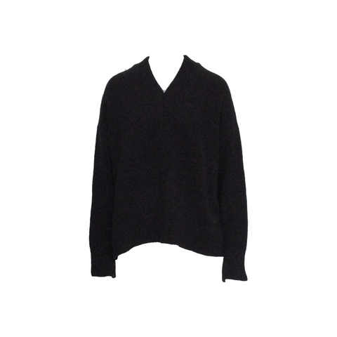 KIANEZ OVERSIZED SWEATER, BLACK - CHRISTIAN WIJNANTS