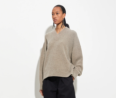 KIANEZ OVERSIZED SWEATER, TOFFEE - CHRISTIAN WIJNANTS