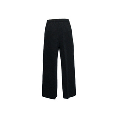 PIMA CROPPED WIDE LEG PANTS, NAVY - CHRISTIAN WIJNANTS