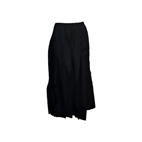 SHANI LAYERED STROKES SKIRT, BLACK - CHRISTIAN WIJNANTS