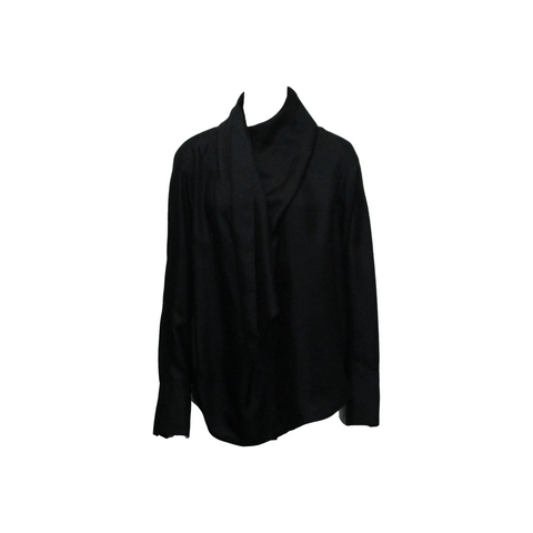 TABIA LONGSLEEVE SHIRT, BLACK - CHRISTIAN WIJNANTS