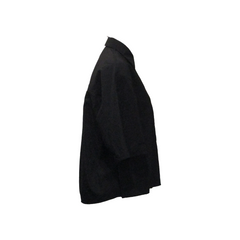 TALONA WOOL SHIRT, BLACK - CHRISTIAN WIJNANTS