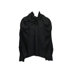 TOVRA SILK BLOUSE, BLACK - CHRISTIAN WIJNANTS
