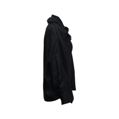TOVRA SILK BLOUSE, BLACK - CHRISTIAN WIJNANTS