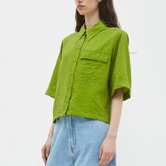 TUMELAH BOXY SHIRT, BAMBOO - CHRISTIAN WIJNANTS