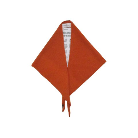 BANDANA, DARK ORANGE - EXTREME CASHMERE