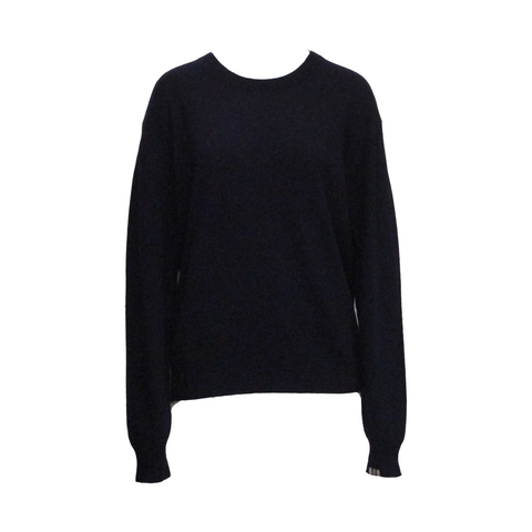 BIS SWEATER, NAVY - EXTREME CASHMERE