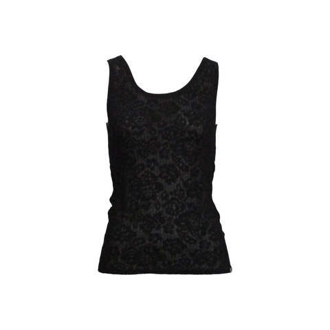BOXER TOP, RAVEN - EXTREME CASHMERE