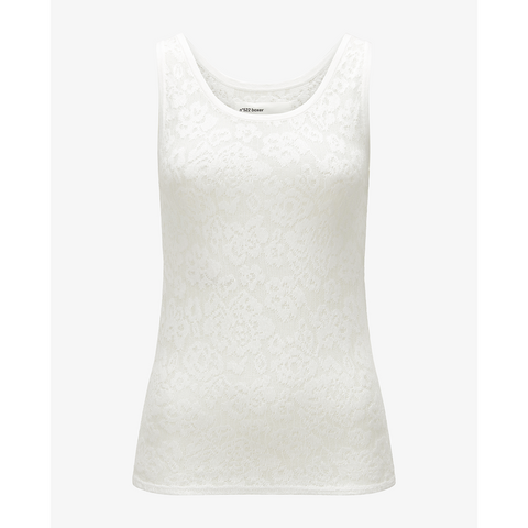 BOXER TOP, SNOW - EXTREME CASHMERE