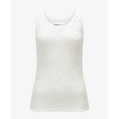 BOXER TOP, SNOW - EXTREME CASHMERE