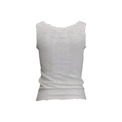 BOXER TOP, SNOW - EXTREME CASHMERE