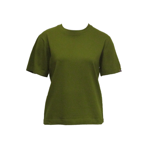 CUBA T-SHIRT, GRASS - EXTREME CASHMERE