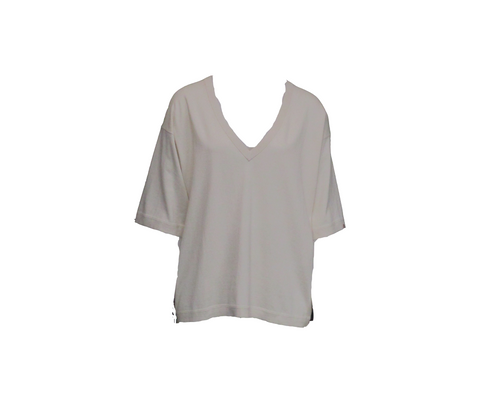 INDI T-SHIRT, BONE - EXTREME CASHMERE