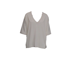 INDI T-SHIRT, BONE - EXTREME CASHMERE