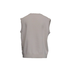 LORD VEST, BONE - EXTREME CASHMERE