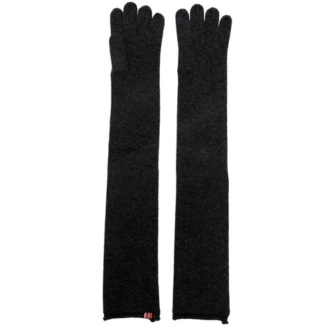 OPERA KNITTED GLOVES, SHADOW - EXTREME CASHMERE