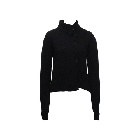 CARDIGAN, BLACK - RUNDHOLZ BLACK LABEL