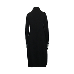 TULIP SWEAT DRESS, BLACK - RUNDHOLZ BLACK LABEL