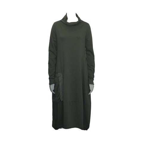 TULIP SWEAT DRESS, CAMP - RUNDHOLZ BLACK LABEL