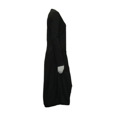 LONG SLEEVE DRESS, BLACK - RUNDHOLZ BLACK LABEL