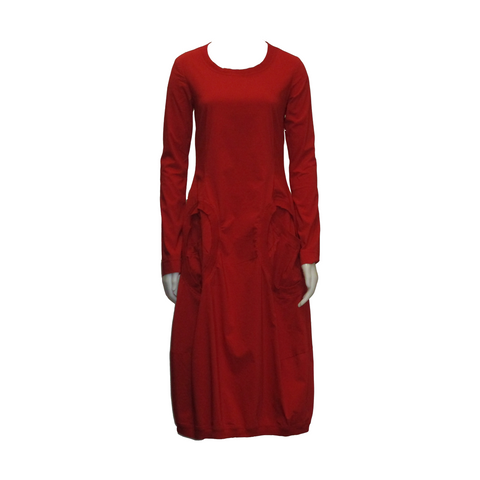 LONG SLEEVE DRESS, ROSE - RUNDHOLZ BLACK LABEL