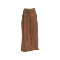 FAUX SUEDE PANTS, BRONZE - RUNDHOLZ BLACK LABEL