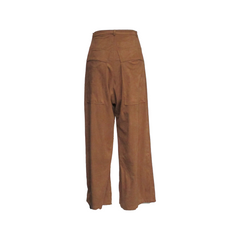 FAUX SUEDE PANTS, BRONZE - RUNDHOLZ BLACK LABEL