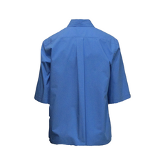 BISCAY SHORT SLEEVE SHIRT, AZURE - SOFIE D'HOORE
