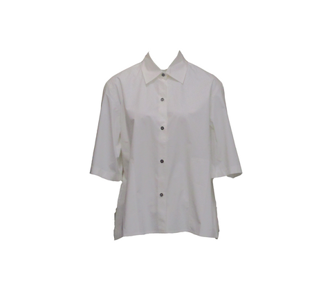 BISCAY SHORT SLEEVE SHIRT, OFFWHITE - SOFIE D'HOORE