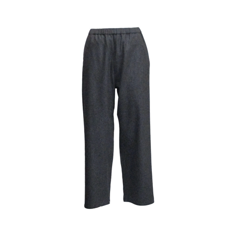 POLO PANTS, GRAPHITE MELANG - SOFIE D'HOORE