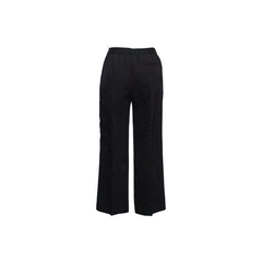 CROPPED PANTS, BLACK - ULI SCHNEIDER