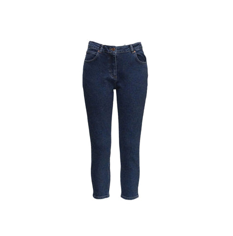 CROPPED JEANS IN 80'S BLUE - AALTO