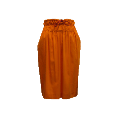 DRAWSTRING SKIRT, ORANGE - AALTO