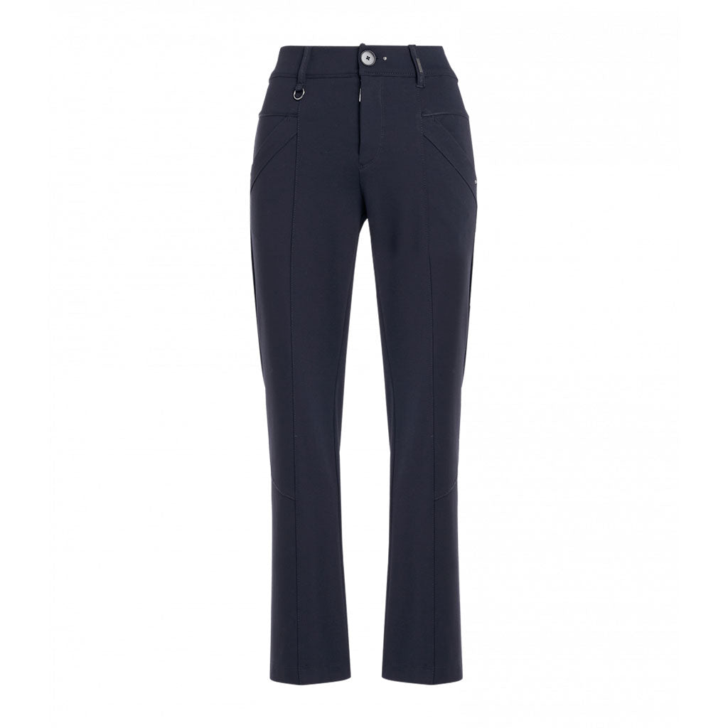 PANTS STAND OUT, NAVY - HIGH